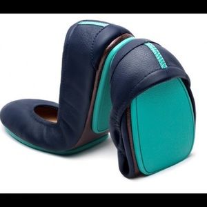 Tieks California navy flats